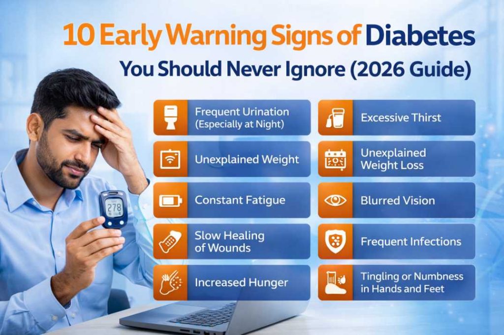 10 Early Warning Signs of Diabetes You Should Never Ignore (2026 Guide)